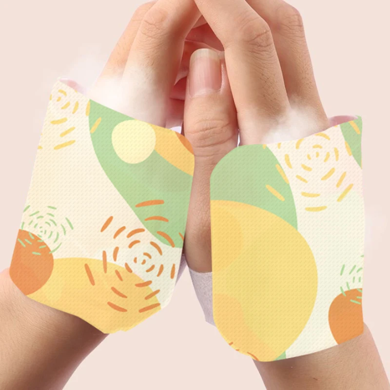 1 Bag Of 2 Pieces Self Heating Winter Warm Paste Disposable Hand Foot Warmers Heat Packs Warmer Heating Pad Fever For 3 Hours