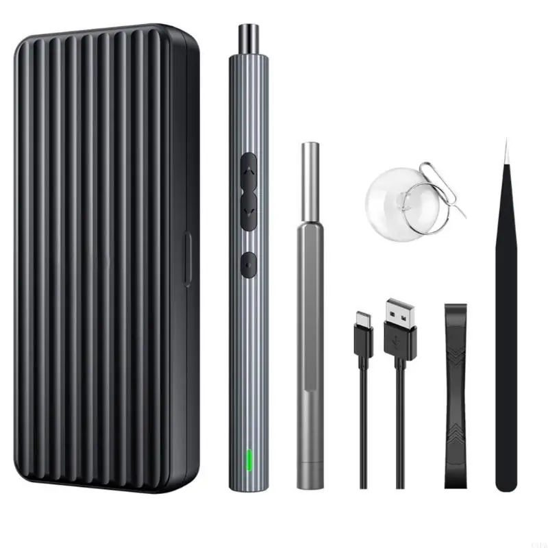 

58 in 1 Electric Screwdriver Set With Steel Bits Rechargeable Repair For Electronics and Household Maintenance