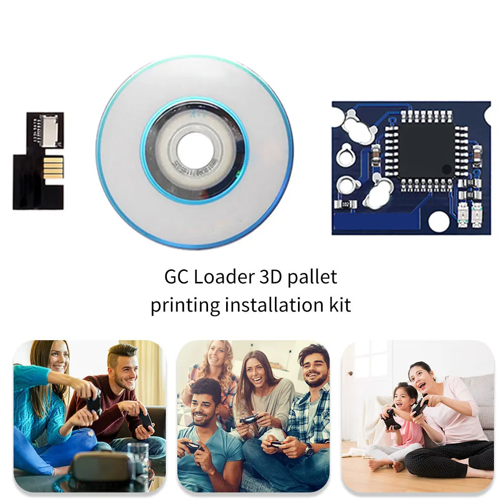 SD2SP2 محول زينو GC القراءة المباشرة وزارة الدفاع رقاقة CD-ROM أطقم لنينتندو جيم كيوب NGC لعبة وحدة التحكم استبدال أجزاء