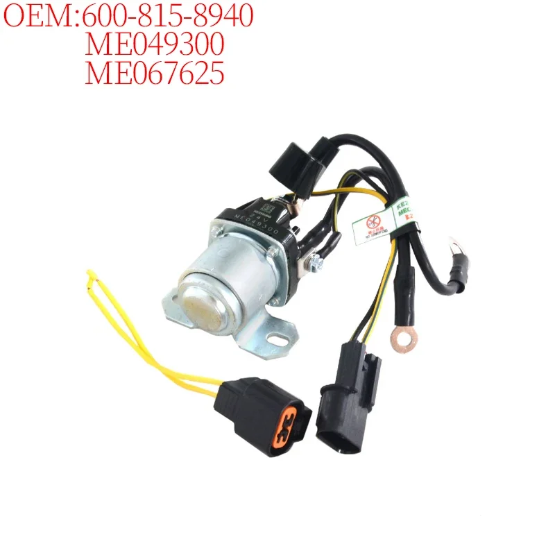 

Excavator Accessories Suitable for Mitsubishi Engine Relay (General Purpose + Plug) ME049300 600-815-8940 6008158940 ME067625