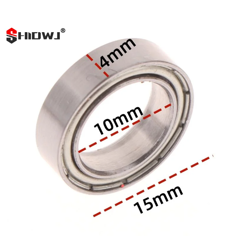 10Pcs/lot High Quality 10x15X4mm 6700ZZ 2Z DDU Inner Bore 10mm Miniature Deep Groove Ball Bearings MR115-2 R S MR93ZZ