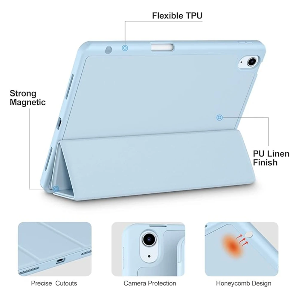 حافظة لجهاز iPad Air 11 M3 M4 4 5 Pro 13 M5 12.9 A16 2025 10th Generation Fund لجهاز iPad Mini 6 7 10.2 7th 8th 9th الغطاء الواقي #6