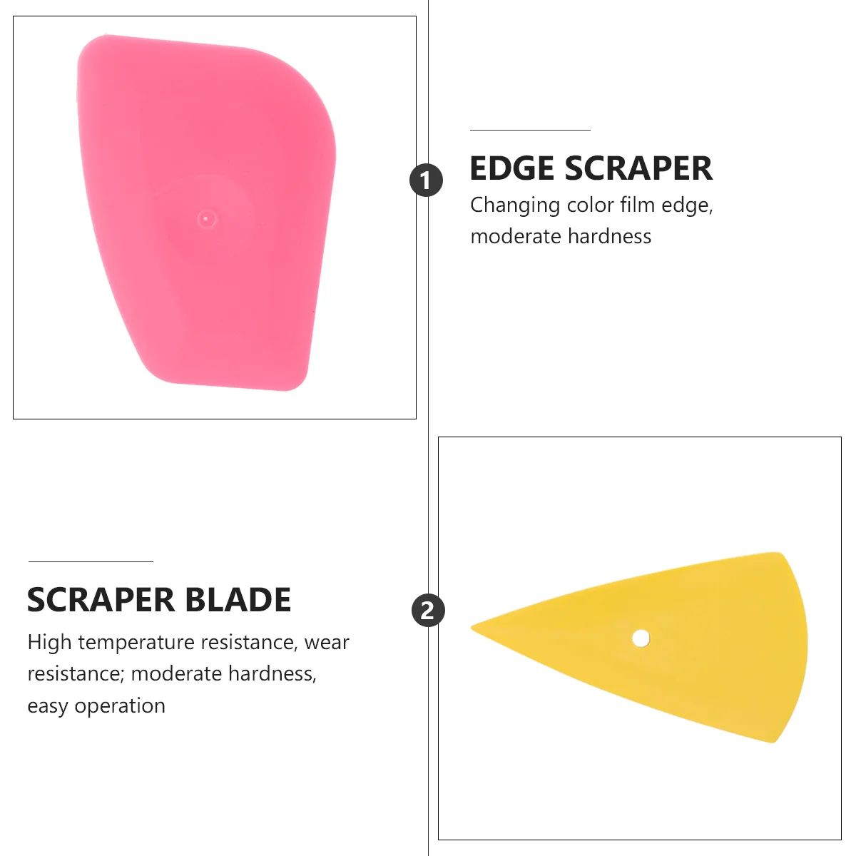 

11Pcs Window Tint Tool Kit Professional Car Wrap Stickers Tool Set Auto Film Cutter Squeegee for Flat Curved Corners