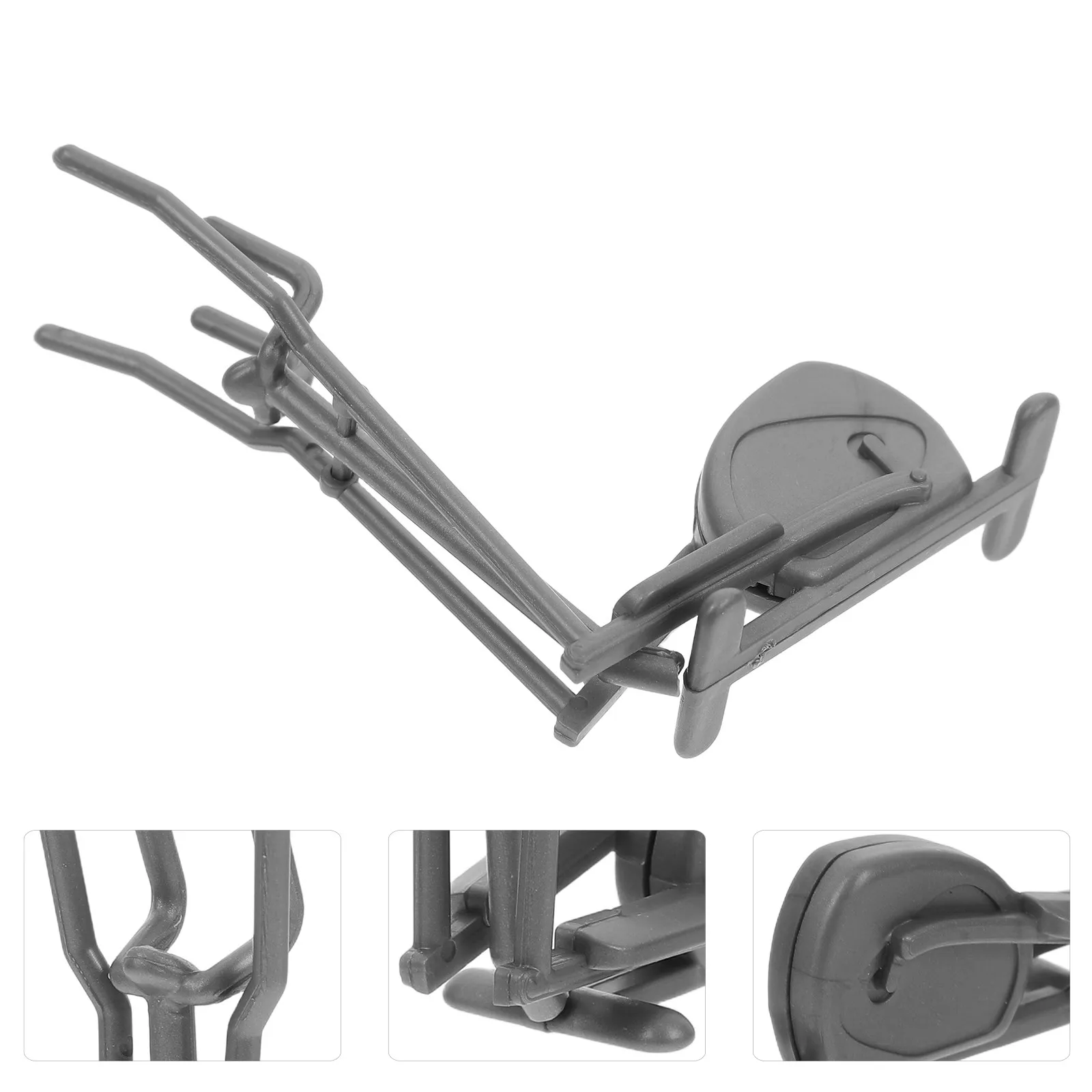 Miniature Fitness Equipment Set Realistic Gym Models for Dollhouse Sports Decor Workout Machines Accessory