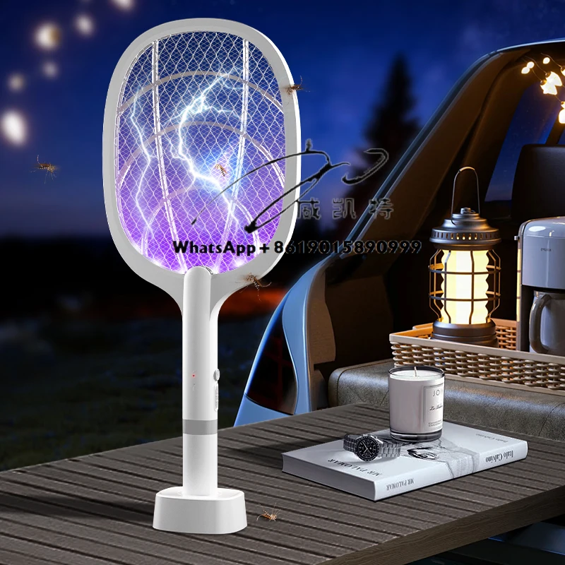 

Insect Electric Fly Mosquito Zapper 2024 Electric Mosquito Swatter Rechargeable Mosquito Killer Racket