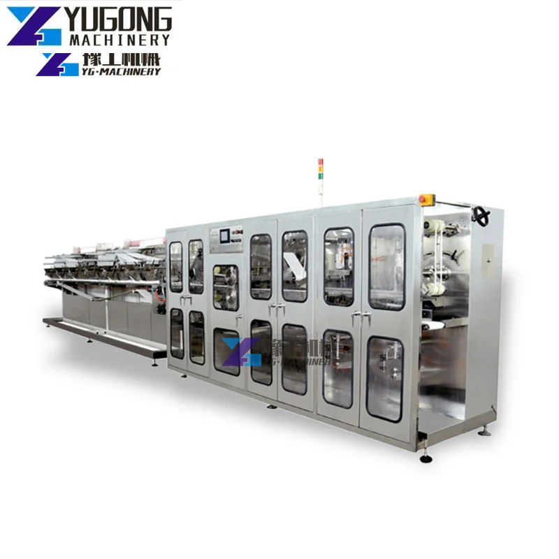 Fully Automatic Wet Wipes Lid Applicator Machine Single Sachet Wet Tissue Machine Wet Wipe Lid Applicator Machine