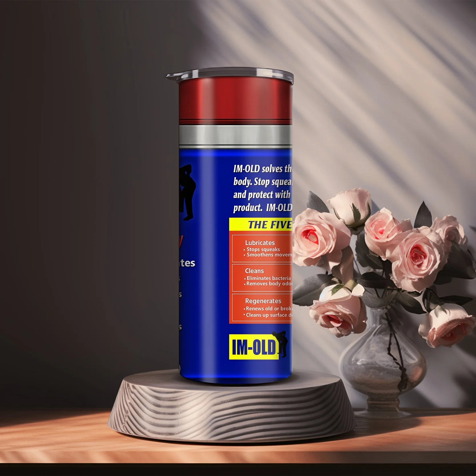 1 قطعة ، زجاجة بخاخ مضحكة نمط IM قديم بهلوان مع غطاء وقش ، زجاجة مياه من الفولاذ المقاوم للصدأ 20 أونصة ، مياه مستقيمة معزولة #5