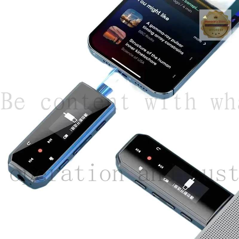 Reproductor MP3 USB YD T,RUIZU X80 Mini de 64 GB con Teclado Táctil, Bluetooth 5.3, Clip Deportivo, Reproductor de Música, Compatible con Radio FM, Grabadora, Libro Electrónico y Podómetro