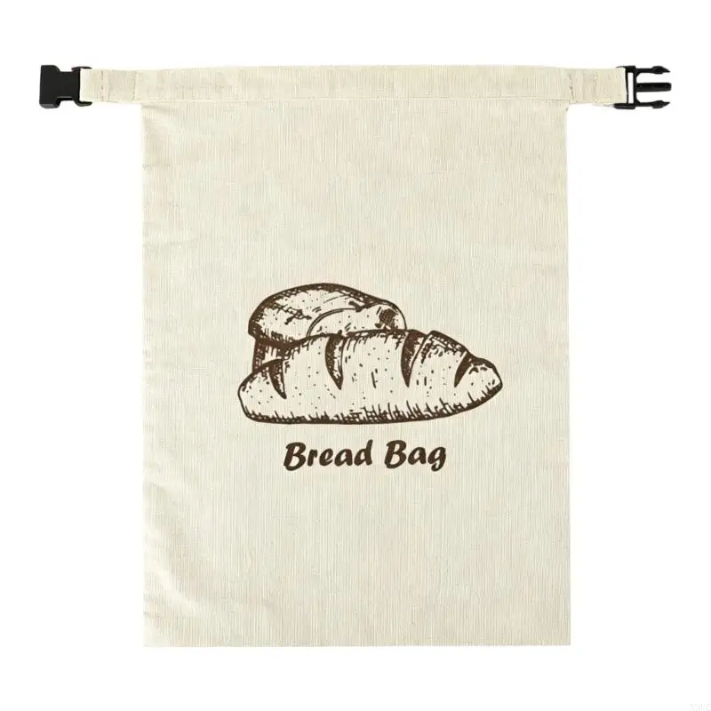 Breathable Fabric Bread Storage Bag Designed Specifically For Long French Loaves X3UC