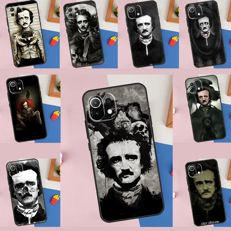 Edgar Allan Poe Case For Xiaomi 11T 12T Pro 12 X 13 Lite POCO F5 Pro F3 X4 F4 GT C40 M5s M4 X3 X5 Pro Coque