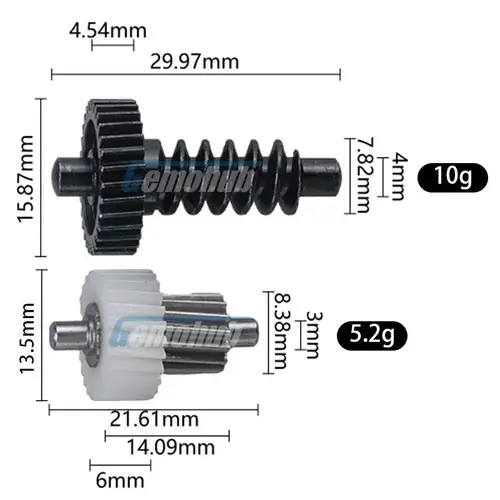 Imagen 2 del producto Espejo retrovisor de potencia automática, engranaje 30T 25T, Motor para Hyundai Tucson Santa Fe Veloster Sonata 8 Sonata YF, accesorios para espejo de coche