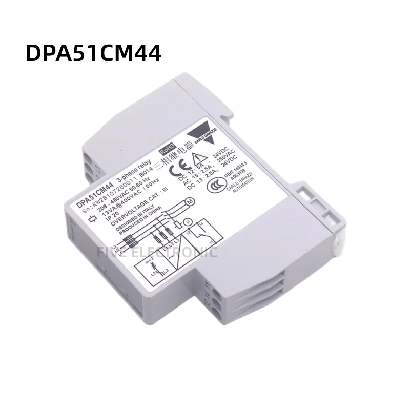 

DPA51CM44 Three-Phase Phase Sequence Relay Lack Of Phase Power Protector Elevator Accessories