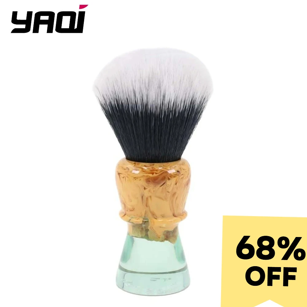 2026 Yaqi Shaving Brush Yaqi Cavern Lake Tuxedo Knot Men Wet Shaving Brush Collectibles Birthday Gift For Boyfriend