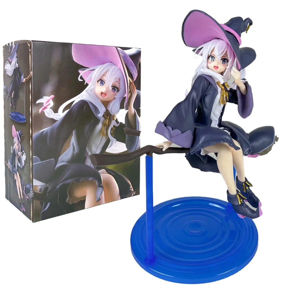 Figura de Anime de Elaina de 19 cm, Bruja Errante: El Viaje de Elaina, Figura de Acción, Figura de Bruja, Modelo Coleccionable, Juguete, Regalo de Año Nuevo