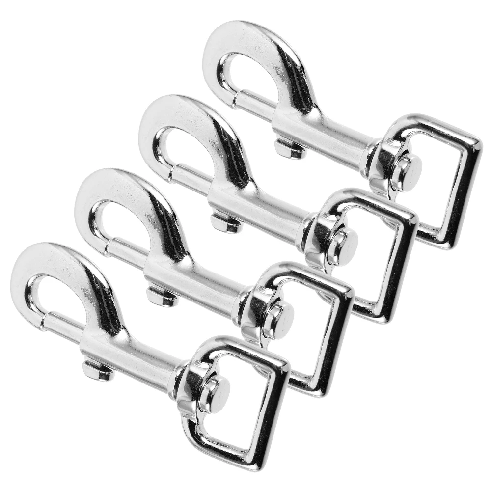 

4 Pcs Pet Leash Buckle Heavy Duty Clasp Clip Replacement Dog Swivel Connectors Hook up Clips