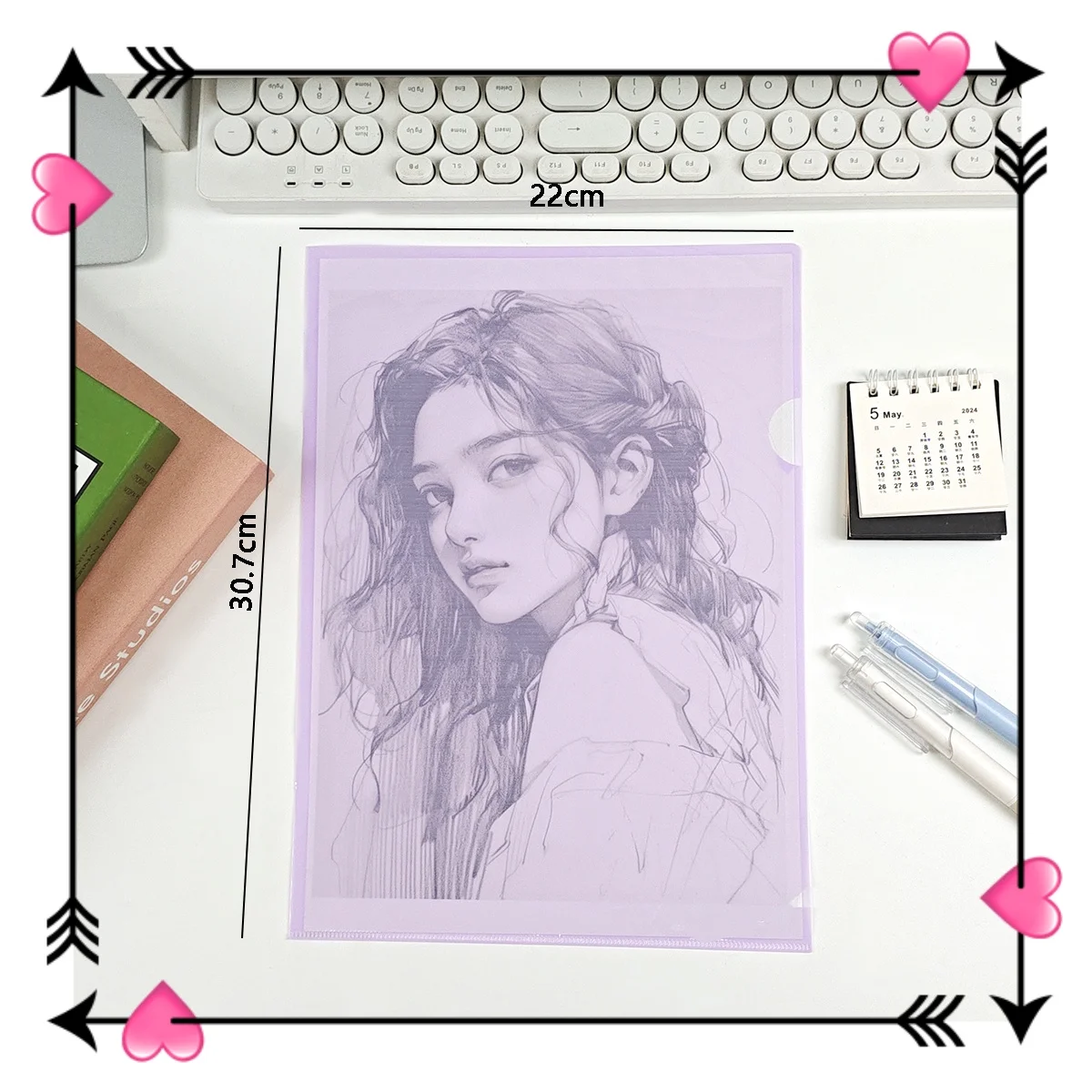 10-Pack Folders with Transparent Inserts L-Shaped A4 Waterproof Thickeneded Single-Chip Folder Test Paper Folder A4 Paper Report Archive Resume Contract Information Storage Folder