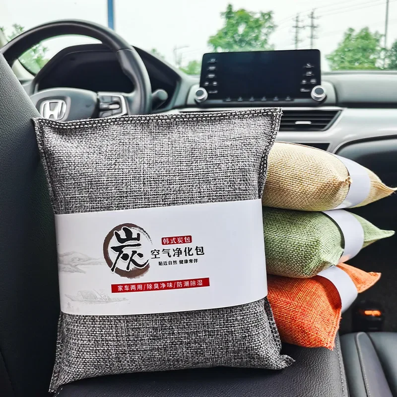 

Car Use 500g Linen Activated Bamboo Charcoal Bag New Car Remove Formaldehyde & Odor Bamboo Charcoal Bag Activated Carbon Bag