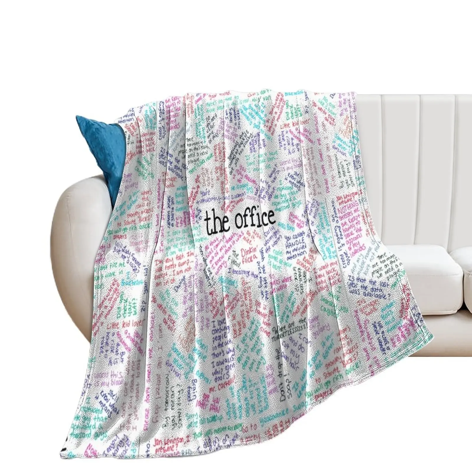 

Quotes of The Office Throw Blanket Camping Decorative Sofa Bed Fashionable Blankets