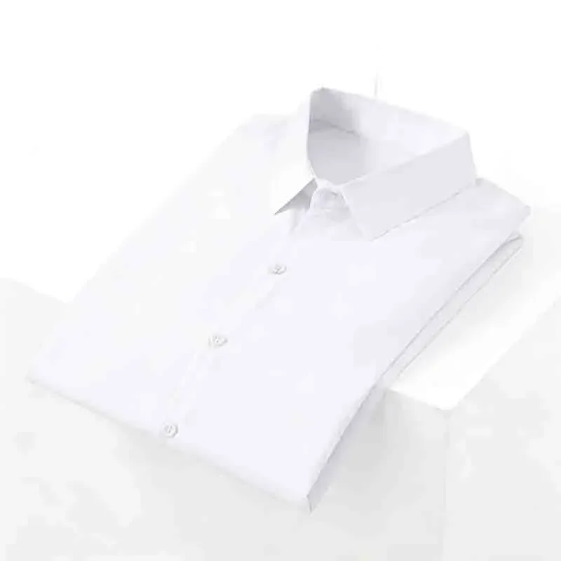 Premium Black Long Sleeve Collared Shirt for Men, Sleek Button Up Dress Shirt for Business & Formal Occasions