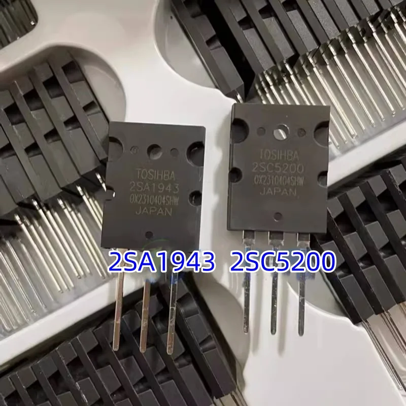 10Pairs - 20Pairs 100% Real Original New 2SC5200 2SA1943 Audio Power Amplifier Japan Transistor HIFI Tube A1943 C5200 Usados