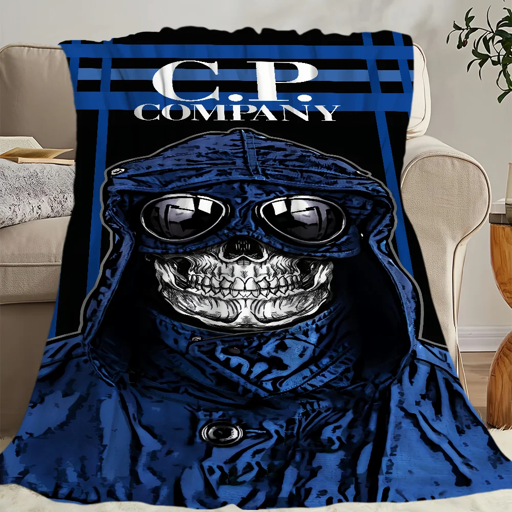 C-Company Blanket  warm soft plush Design-Cp-s blanket suitable Fashion Brand for sofa living room office bedroom travel gift