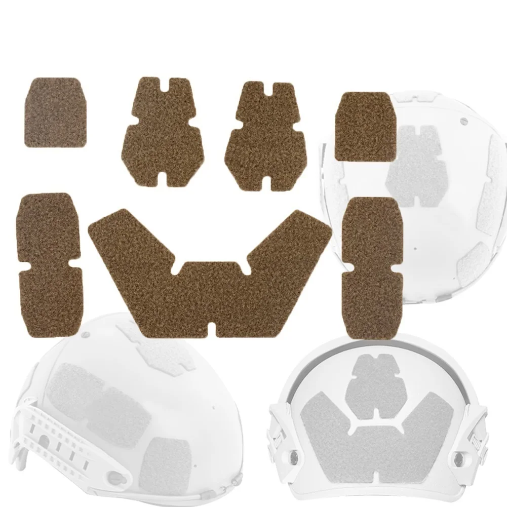 Airsoft Helmet Patches Hook and Loop Fastener Sticky Accessories for AF Helmets,Tactical Helmet DIY Hair Back Adhesive Sticker