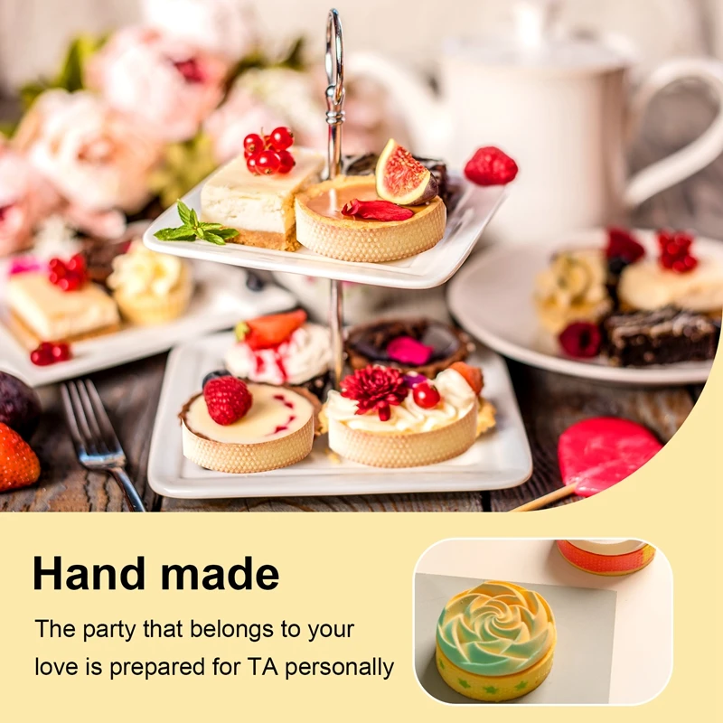 12 Pack Stainless Steel Tart Rings 3 In,Perforated Cake Mousse Ring,Cake Ring Mold,Round Cake Baking Tools