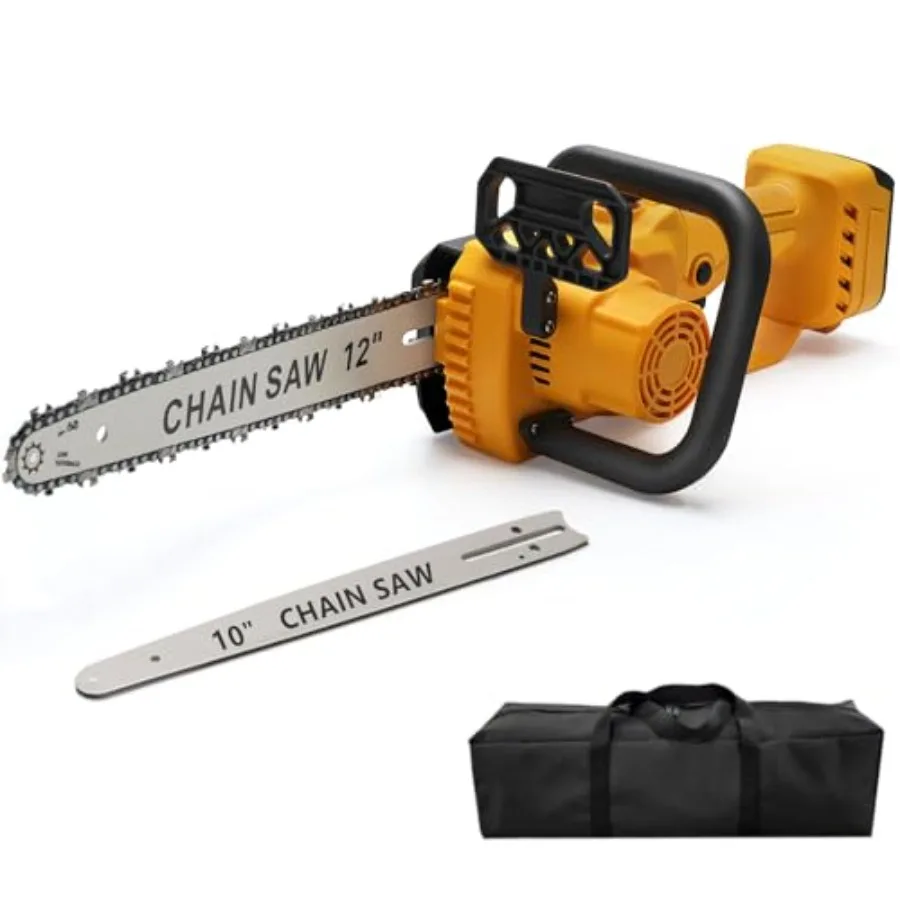 

Беспроводная бесщеточная электрическая бензопила, совместимая с аккумулятором 20 В, варианты лезвия 12 дюймов и 10 дюймов, с автоматической масленкой и