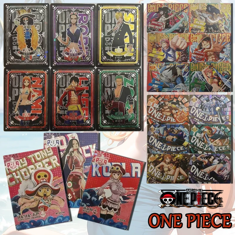 

NEW ONE PIECE VGR SSR SHR card Monkey D. Luffy Nami Roronoa Zoro Boa Hancock Tony Tony Chopper Toy collection boy Birthday gifts