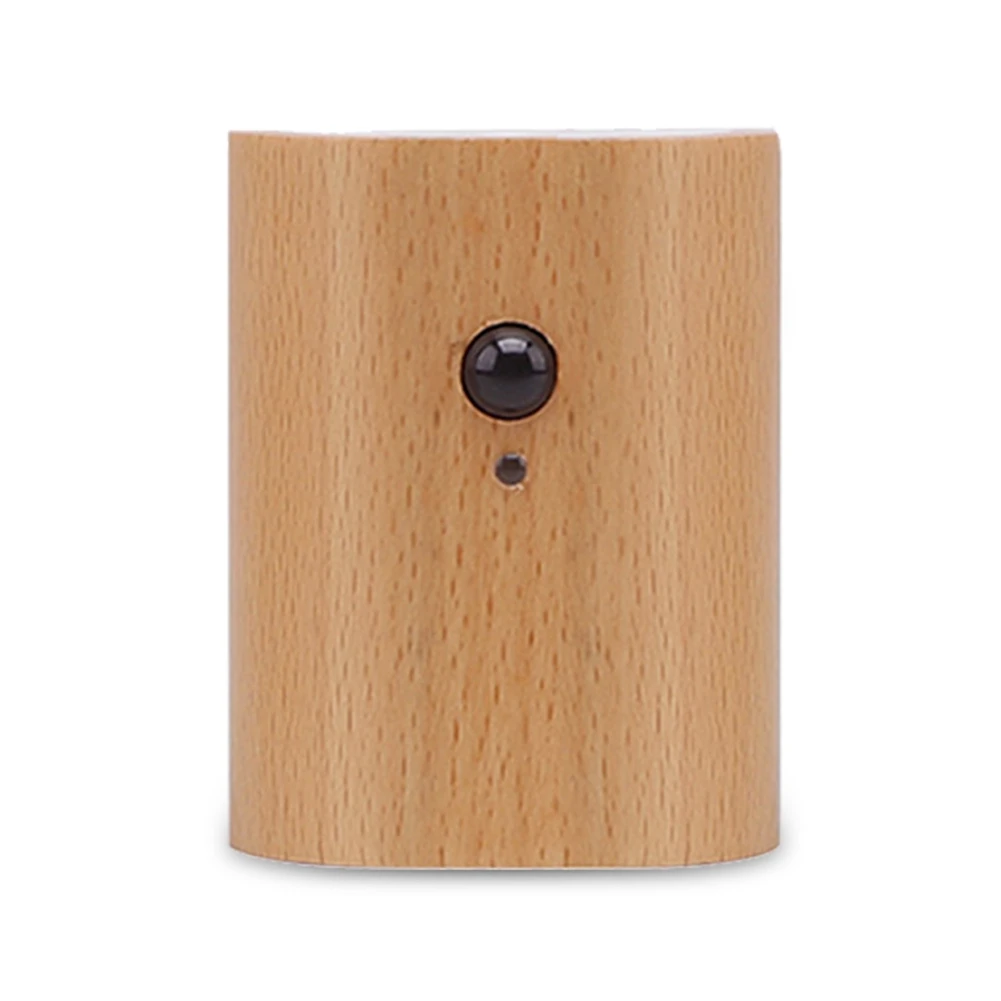 AA19 Intelligent Induction Wall Lamp 0.4w Infrared Night Light with Wooden Led 2700k-3000k Sensor Magnetic Bulb Cupboard
