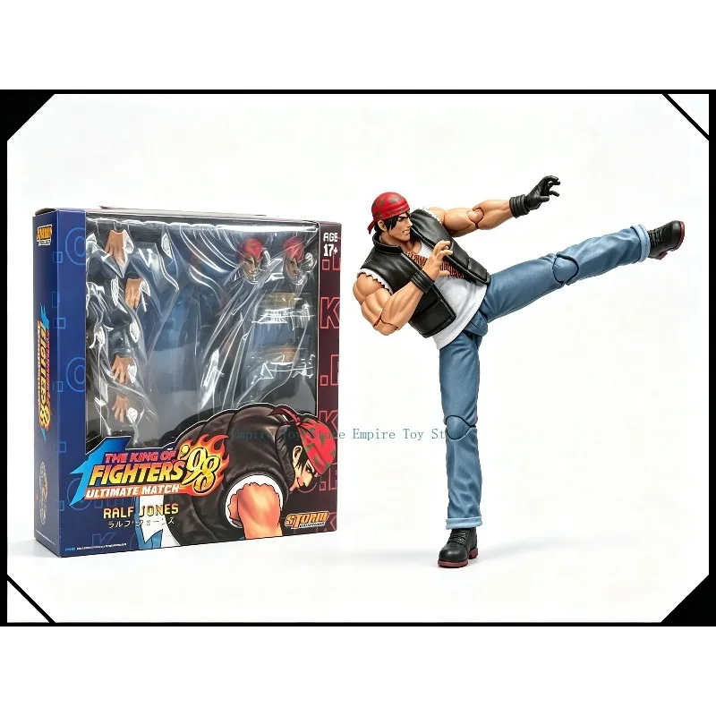 [In Stock] The King of Fighters '98 Ultimate Match Ralf Jones Anime Action Collection Model Figures