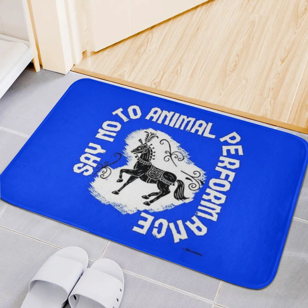 

Say NO to Animal Performance – Horse Room Rug Carpet Flannel Interior Home Decorations Dressing