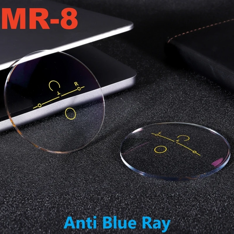 YIMARUILI 1.56/1.61/1.67/1.74 Anti-scratch Anti-blue Photochromic Widest Field of View Optical Progressive Multi-focal Lenses image 3