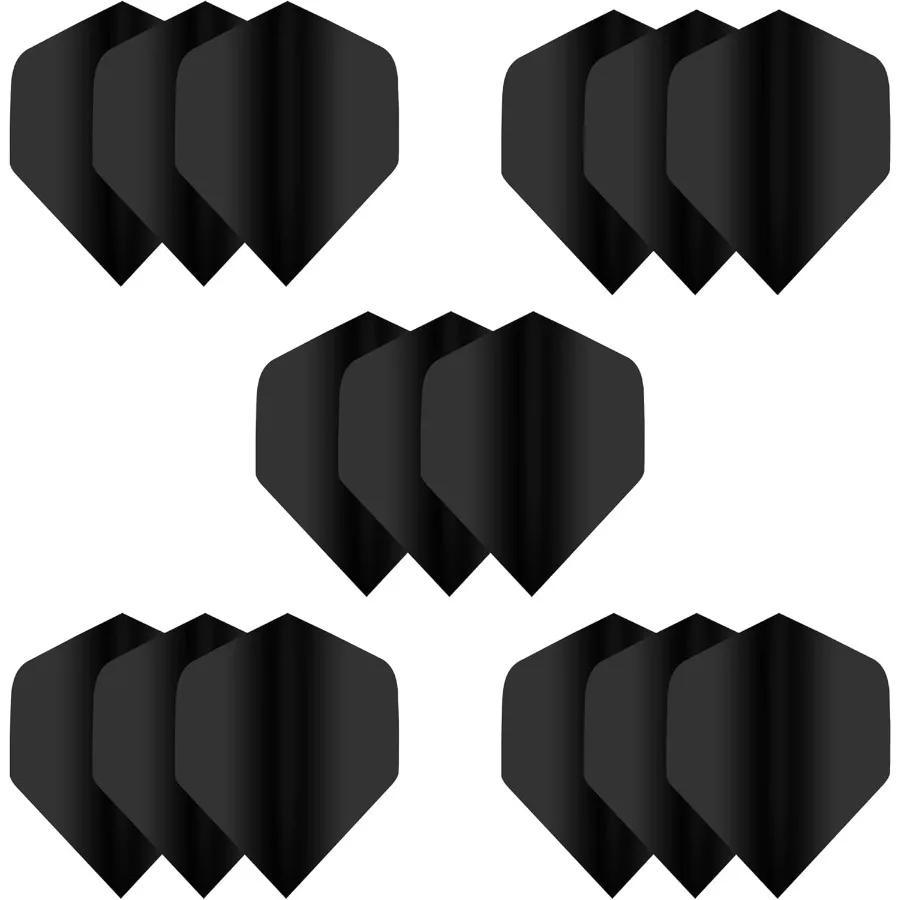 Era Thick Strd Dart Flights 5 مجموعات 15 رحلات رمي السهام 5 ألوان ملحقات السهام مجموعات رحلات السهام للسهام الناعمة والسهام الفولاذية