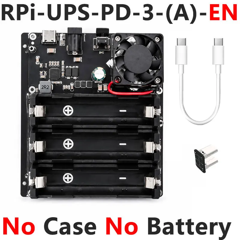 raspberry-pi-5-4b用ups、pdトリガー起動機能付き無停電電源供給、5v-5a-25w、携帯電話-ミニコンピュータにも対応