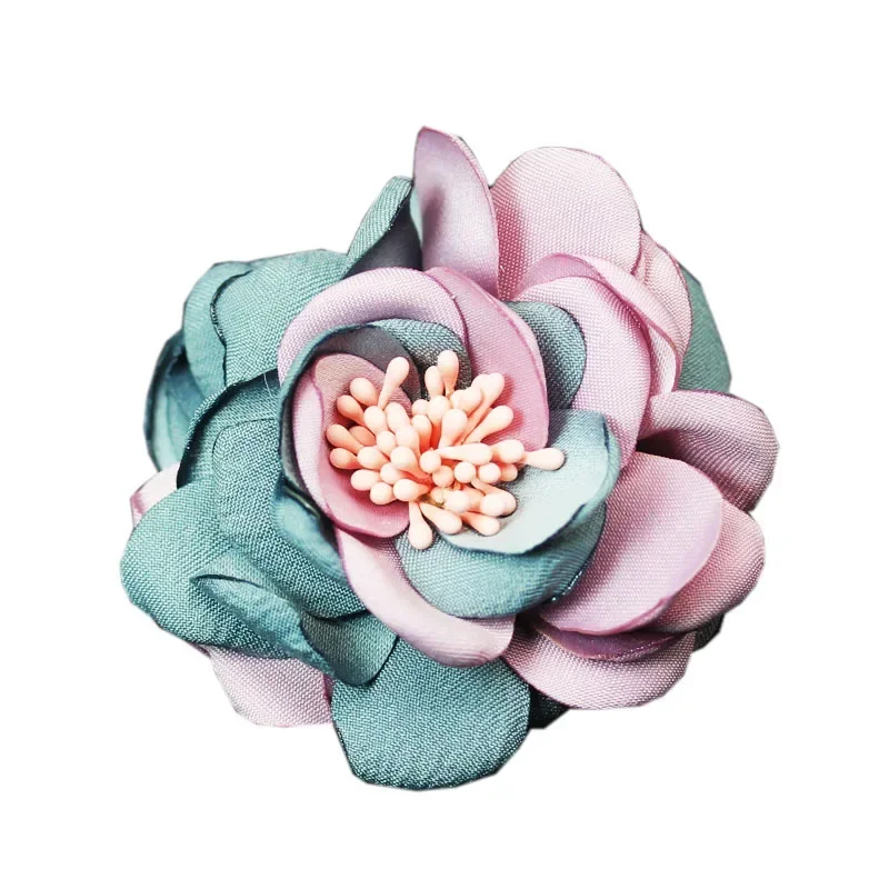 i-Remiel Fabric Flowers Brooches Cloth Art Women High-end Breast Brooch For Suits Lapel Pin Jackets Cardigan Accessories Jewelry