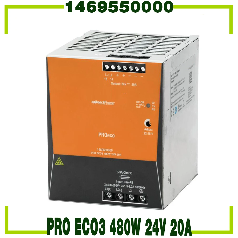 

For Weidmuller Switching Power Supply PRO ECO3 480W 24V 20A 1469550000