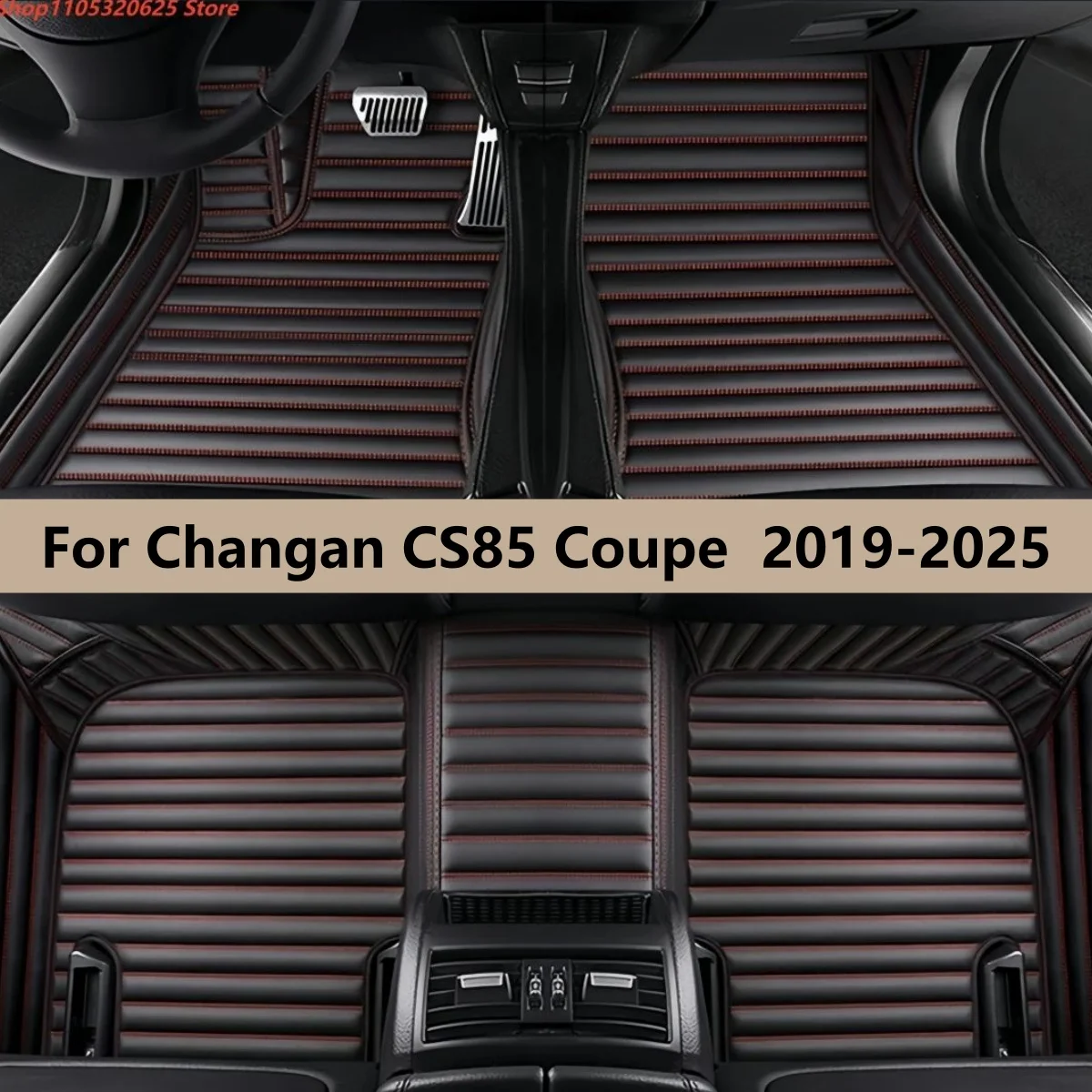 

Автомобильные коврики для Changan CS85 Coupe 2019-2025: Аксессуары для интерьера из искусственной кожи