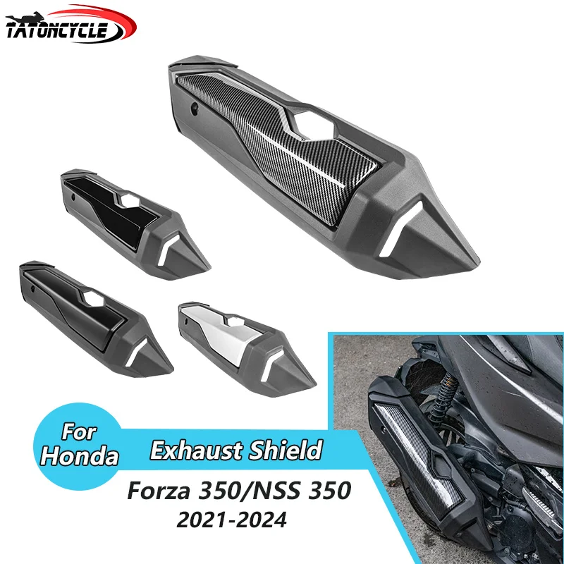 

Motorcycle Exhaust Shield for Honda Forza 350 NSS 350 2021 2022 2023 2024 Pipe Protection Cover Heat Shell Anti-Scalding Cap