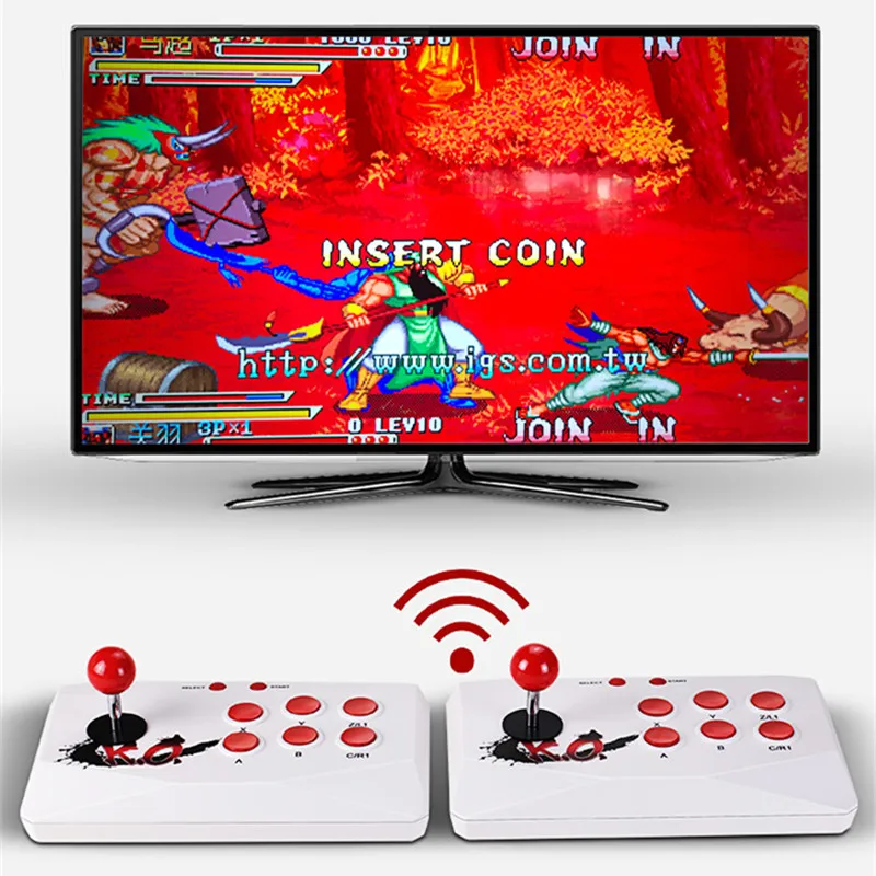 

Joystick Game Console Wireless Host Built In Arcade Classic Gameing HDMI Connection Gamepad Double Rocker Computer TV Link USB