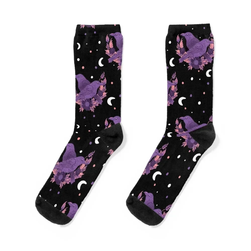 

Crows Socks Antiskid soccer summer funny gift sports and leisure Luxury Woman Socks Men's