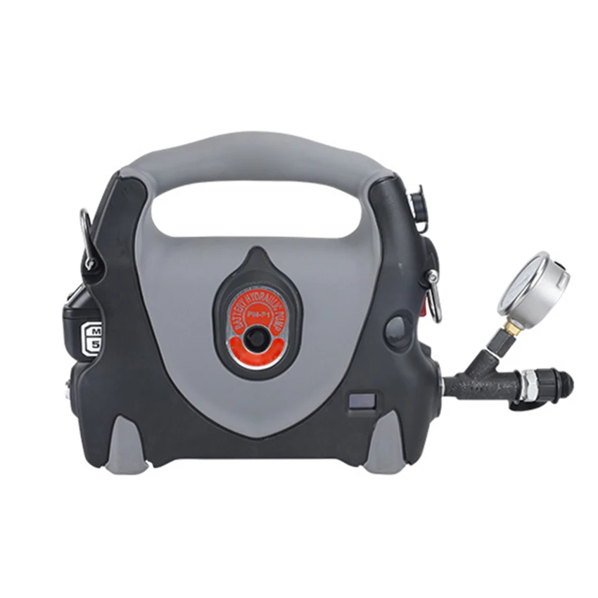 PM-P1 Mini Pompa idraulica a batteria elettrica Pompa portatile agli ioni di litio Pompa idraulica ricaricabile 220V 18V/5.0Ah 70Mpa 900CC