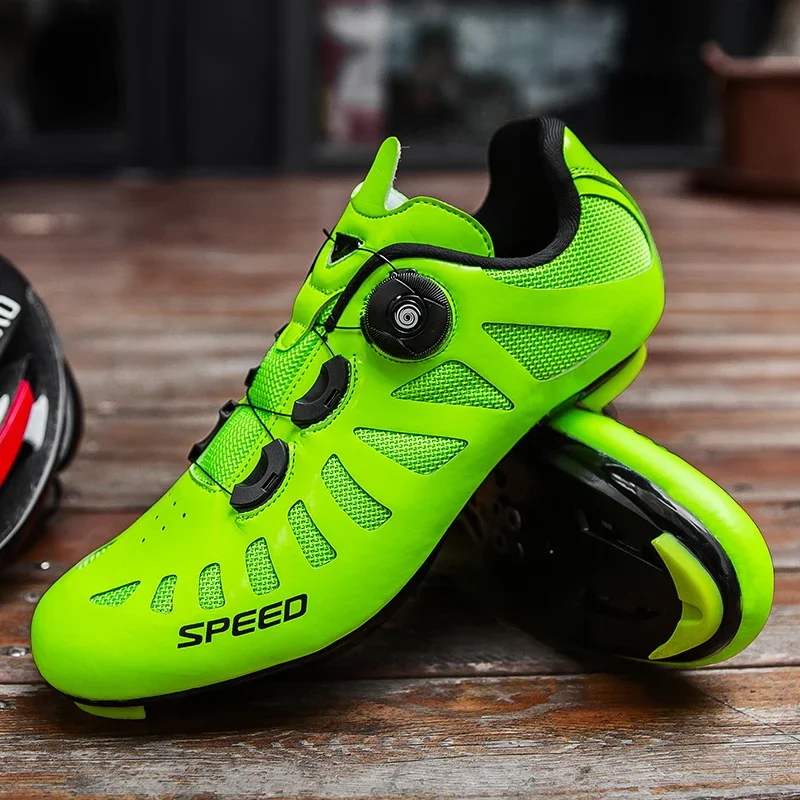 Athletic MTB Cycling Shoes - Self-Locking Road Bike Shoes - Men/Women Cycling Sneakers