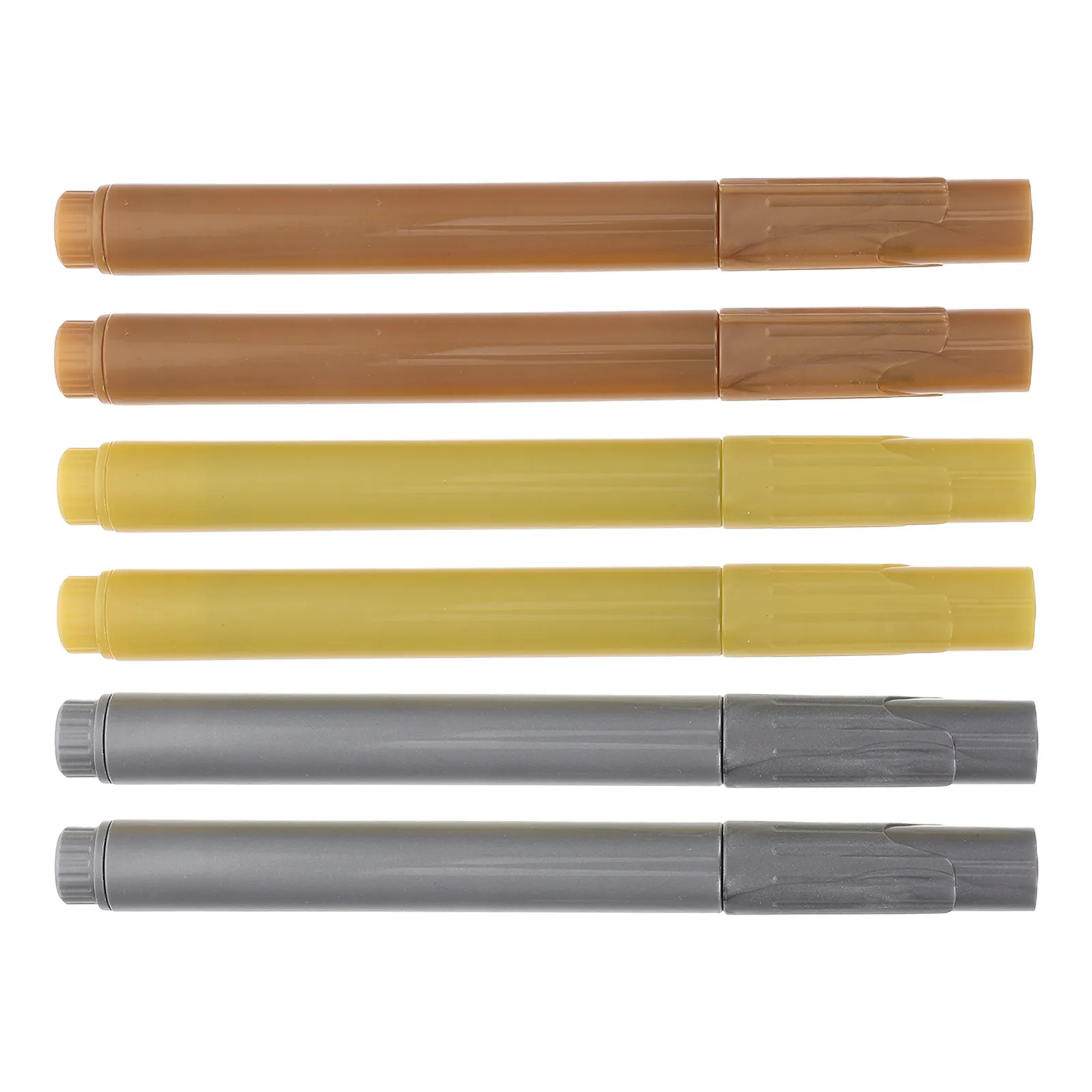 6Pcs Waterproof Stone Paint Marker Pen Quick Drying Permanent Touch-Up Headstone Engraving Letter Repair Memorial Inscription