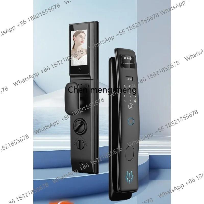 fingerprint smart door lock, video intercom password, mobile phone remote door opening