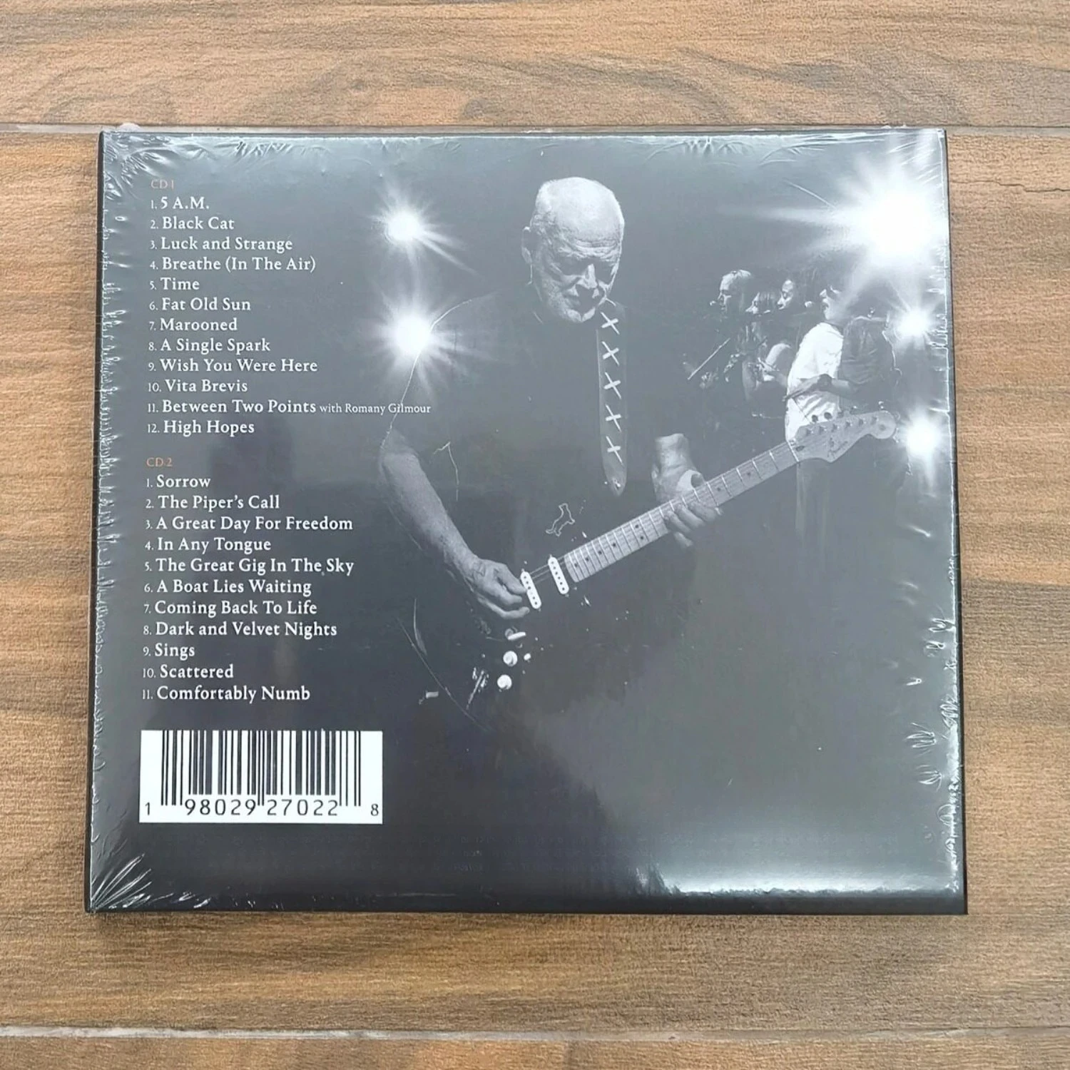 Western Retro Psychedelic Rock Live Music CD, Red Moon Stage Silhouette Portrait Cover, Atmospheric Live Version Track