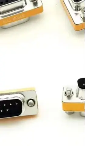 

1/3/5PCS DB9/232/COM Gender Changer adapter RS232 Com to Male Female VGA plug connector 9 pin