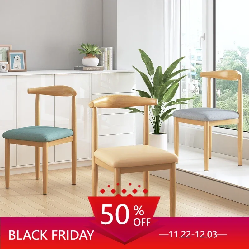 

Individual Long Dining Chair Garden Room Mobile Unique Bedroom Modern Chairs Camping Luxury Sillas Comedor Furnitures ZY50CY