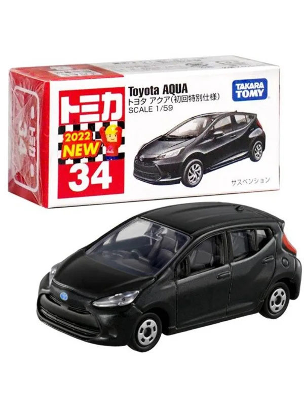 Takara Tomy Tomica No.34 Toyota Aqua (First Special Specification) 1/59 Kids Toys Motor Vehicle Diecast Metal Model