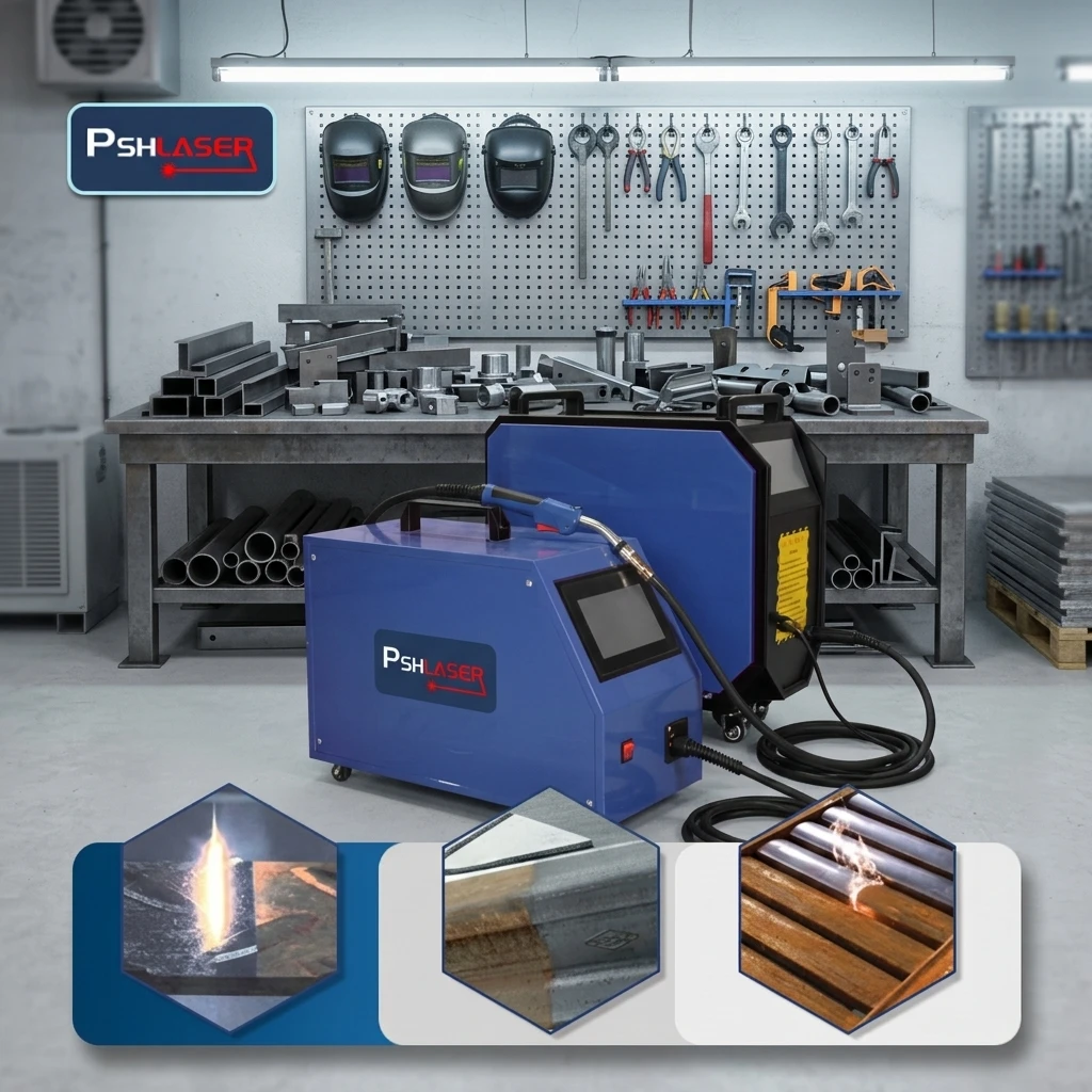 4 In 1 Laser Welding Machine, One Machine For Welding Cleaning Cutting Weld Seam Cleaning